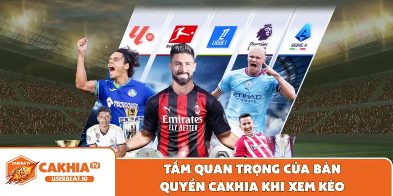 Bản Quyền Cakhia 2 Tầm quan trọng của bản quyền Cakhia khi xem kèo